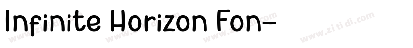 Infinite Horizon Fon字体转换